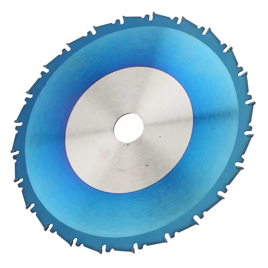 Голубое покрытие круговой деревянный режущий диск 1in ID 60T 6/7/8in OD роторные режущие инструменты