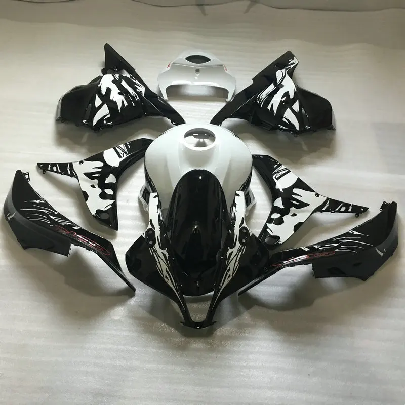 Литьевая форма обтекатель комплект для CBR600RR 09 10 11 12 CBR 600RR 2009 2010 2011 2012 Белый Черный
