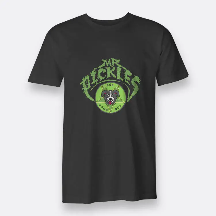 Mr Pickles 666 хороший мальчик Размер S-3XL тройники Черная Мужская хлопковая футболка