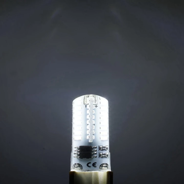G4 Светодиодный светильник 3014 SMD 24 светодиодный DC 12 В 3 Вт теплый белый 3000 K-3500 K белый 5500 K-6000 K диммируемая Лампа упаковка из 10