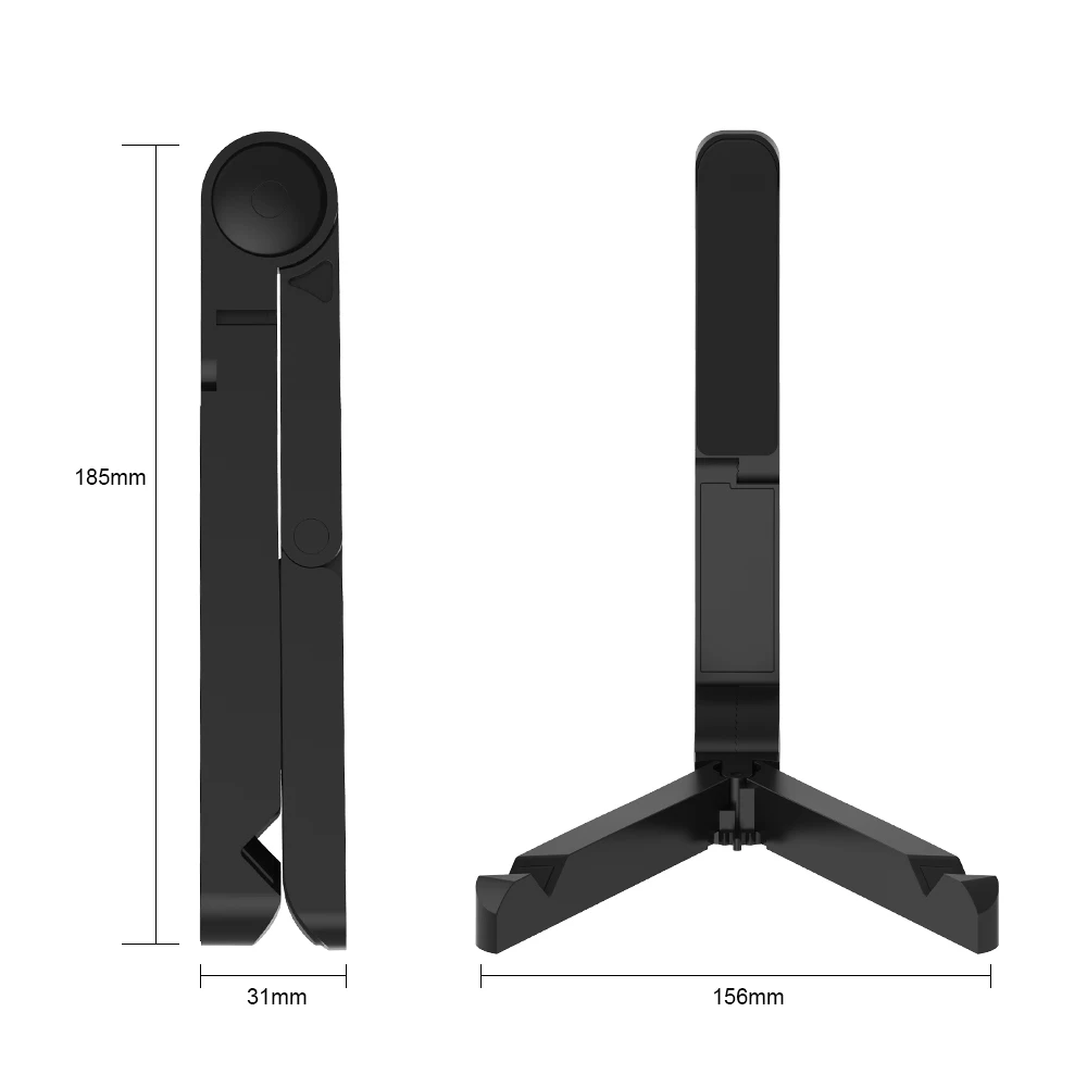  KISSCASE Faltbare Handy Halter Für iPhone 11 Pro Max Dreieck 360 Rotation Anti Slip ABS Desktop Ste
