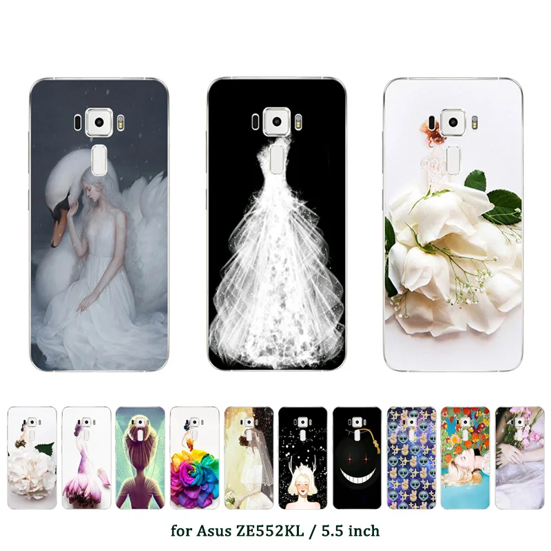 

Soft TPU Silicon Case for Asus Zenfone 3 ZE552KL Back Cover Marriage Printed Capa Shell for Asus Zenfone 3 ZE552KL Case