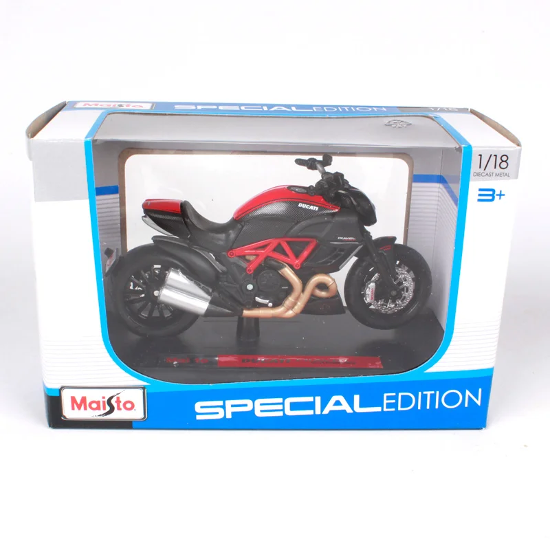 Neu OVP Maisto Motorrad Modell 1:18 Ducati Diavel Carbon 