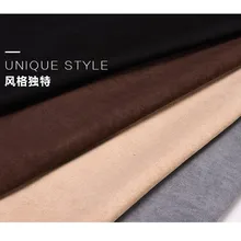 150 см* 50 см искусственная замша ткань мягкая полиэстерная искусственная замша ткань черный белый кофе серый хаки дешевая ткань Tissus материал базин