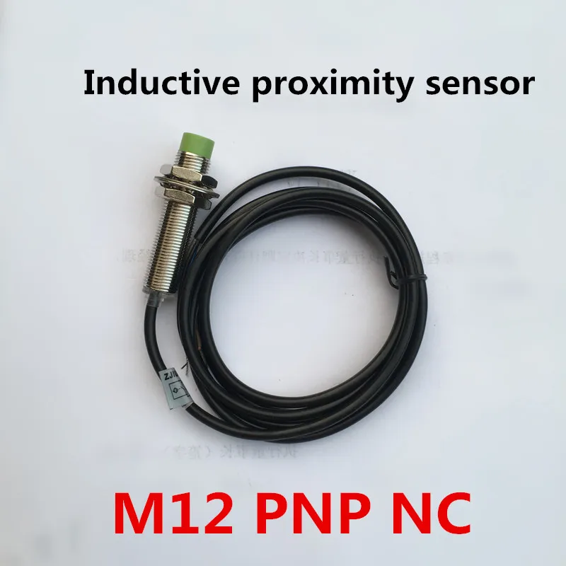 

M12 DC6-36v PNP NC/normally close proximity inductive sensor switch 3 wires detection distance 4mm CE metal sensor 5 pieces/lot