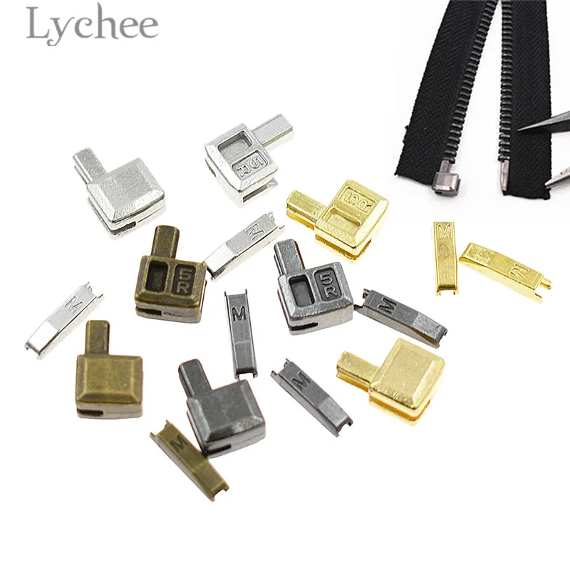 Lychee Life 10 комплектов металлическая застежка молния для ремонта с открытым концом