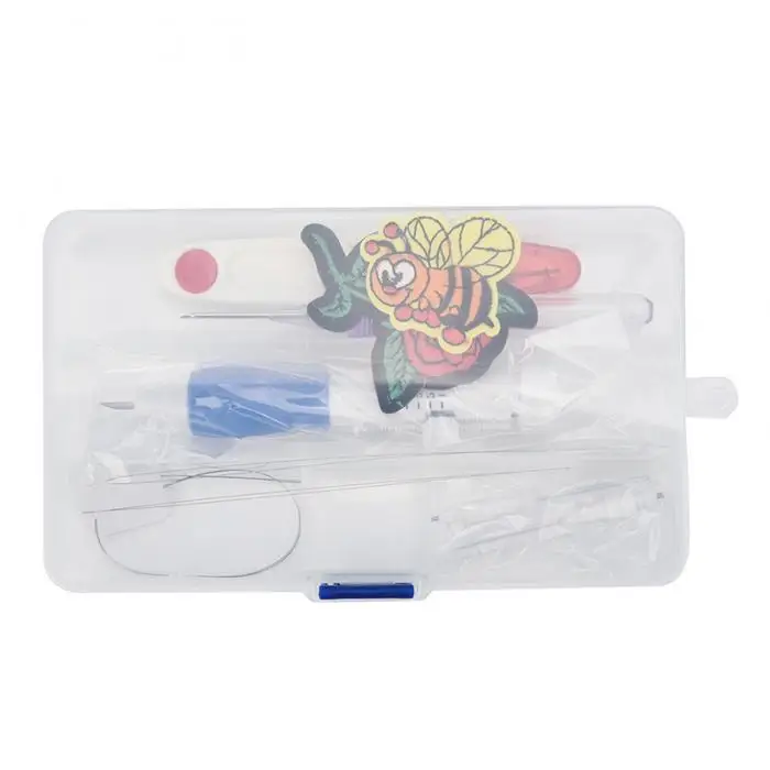 Волшебная ручка для вышивки, набор пробивных игл, инструмент для вязания и шитья для нитевдевателей KM88