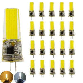 

20x Mini G4 LED COB Lamp 3.5W Bulb AC 12V 220V Candle Silicone Lights Replace 30W Halogen for Chandelier Spotlight