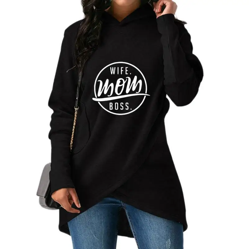 wife mom boss sweatshirt