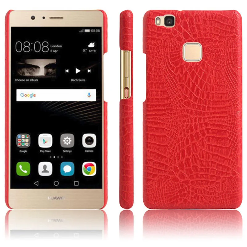 Чехол для Huawei P9 Lite чехол P9Lite Роскошный из искусственной кожи жесткая пластиковая