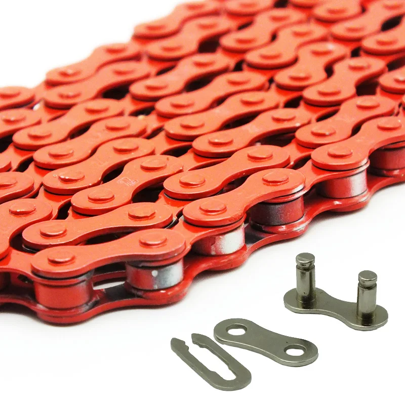 

Fixed Gear Bike Bicycle Chain 98links 8 color Speed Chain Magic Button