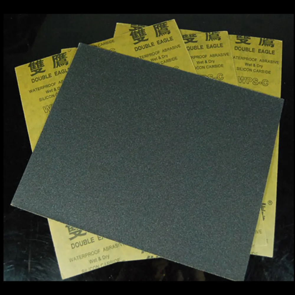 

2 sheets 120~~5000 Grit WET DRY 9" x 11"Sandpaper Waterproof Abrasive Paper Sand 16 Kinds Grit Pick & Mixed Wholesale #S0017