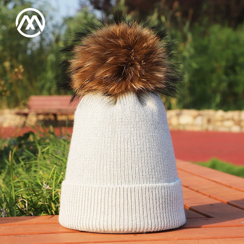 ski hats with pom poms