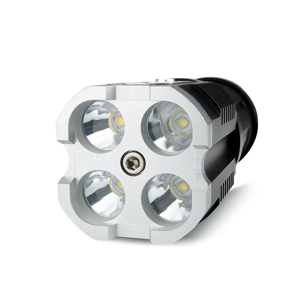 

Brightest LED Tactical Flashlight, Uniquefire UF-1401 Lamp Torch XM-L2 4LEDs Torch Light Rechargable 18650 Battery For Camp