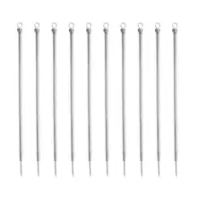 1 шт. прыщ, шрам, акне удаление акне инструмент изогнутая черная головка акне зажим N20326 1102