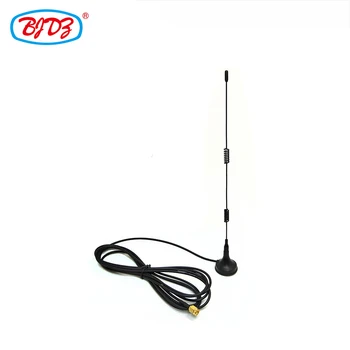 

Free Shipping 2PCS 433/868Mhz 2.4/5.8G SMA Sucker Antenna with Magnetic Base 3m RG174 Cable
