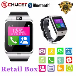 Chycet Смарт часы Aplus GV18 тактовую синхронизацию уведомлений Поддержка sim-карты Bluetooth Подключение для Android телефон Smartwatch часы