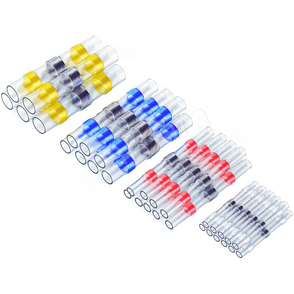 50pcs Solder Seal Electrical Connectors Waterproof Marine Automotive