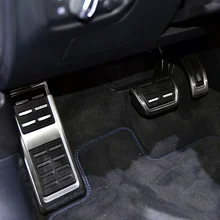 Автомобильный Стайлинг, Спортивная топливная Тормозная накладка на "мертвую педаль" набор DSG для Seat Leon 5F MK3 для Skoda Octavia 5E MK3 2013, автомобильные аксессуары