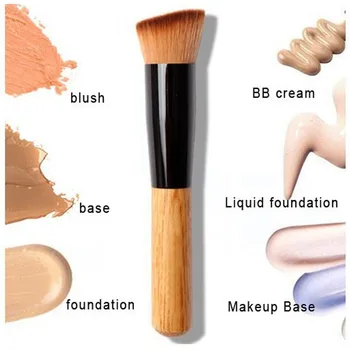 

Ceecoles New Style 1 pcs Wood Makeup Brush Set Cosmetics Foundation blending blush Multifunction makeup tool foundation brush