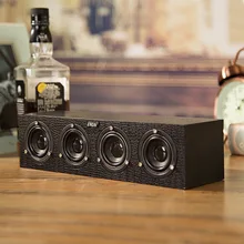 SADA V-191 MP3 PC Notebook Computer Speaker Wooden Body Mini USB Power Subwoofer Speakers