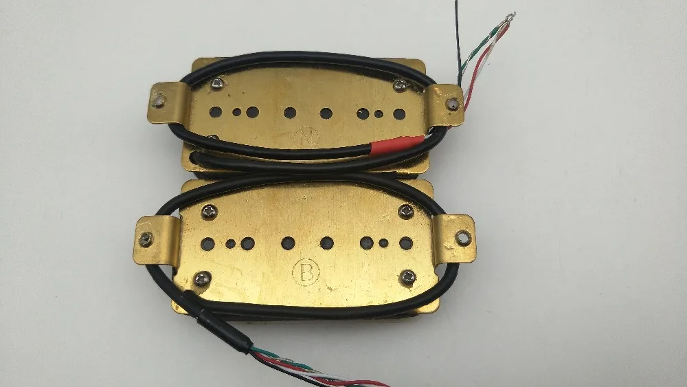 1 Набор электрогитарных пикапов Humbucker двухтрековые пикапы 4c шеи и моста|Гитара| |
