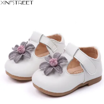 

Xinfstreet Baby Girls Shoes Leather Soft Cute Toddler Kids Shoes For Girls 1 Birthday Infant Baby Shoes Size 15-25