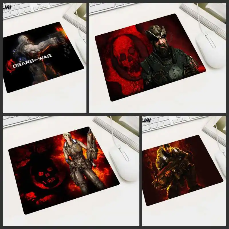 KULIAI DIY Rubber Small Size Mouse Pad Office Family Pc Gaming Player Laptop Gears of War Gamer for Awp Gta Coraline Dota 2 Mats KULIAI DIY Rubber Small Size Mouse Pad Office Family Pc Gaming Player Laptop Gears of War Gamer for Awp Gta Coraline Dota 2 Mats