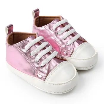 

Baby Moccasins PU Leather Sneakers Soft Sole Infant Toddler Solid Color First Walkers Baby Shoes
