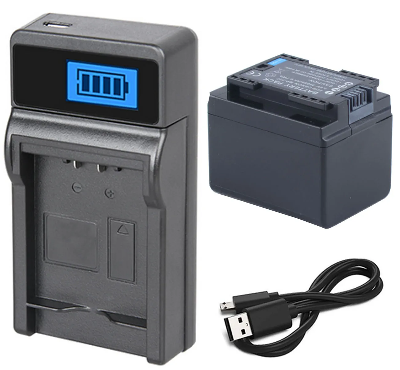 Battery+ Charger for Canon LEGRIA HF R36,R37,R38,R46, R47, R48, R56, R57, R66, R67, R68, R76, R77, R78, R86, R87, R88 Camcorder - Цвет: Battery and ChargerC