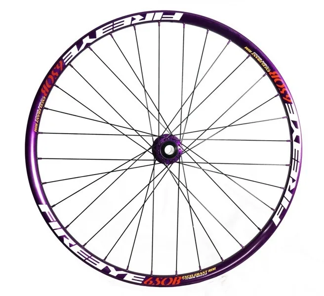 Discount Fire Eye 27.5er 27.5" inch 650B MTB moutain bike bicycle wheel Anodized purple color front15*100mm rear12*142mm purple color 1