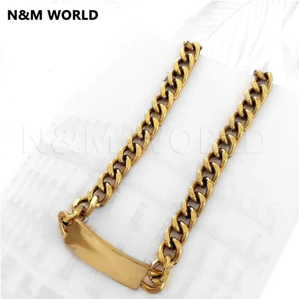 

Brand 2019 Fashion Luxury Metal Letter Chain Necklace Classic Design For Woman Necklace Luxury Jewelry Female Gift