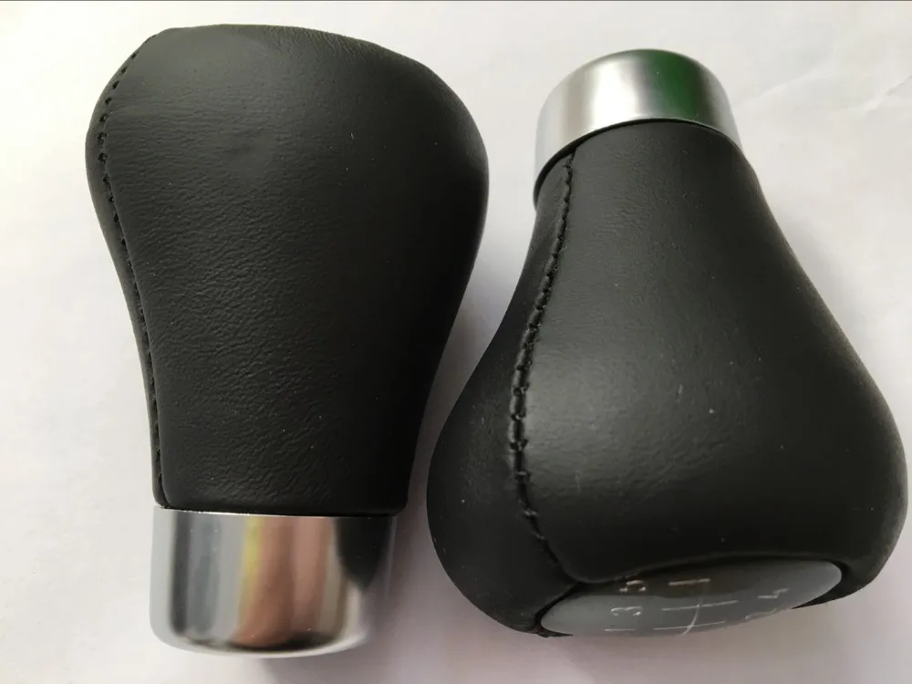 

5 speed 6 speed Genuine Leather Car Gear Shift Knob Transmission Lever Gear Stick Knob Handball for E60 E90 E46 E36