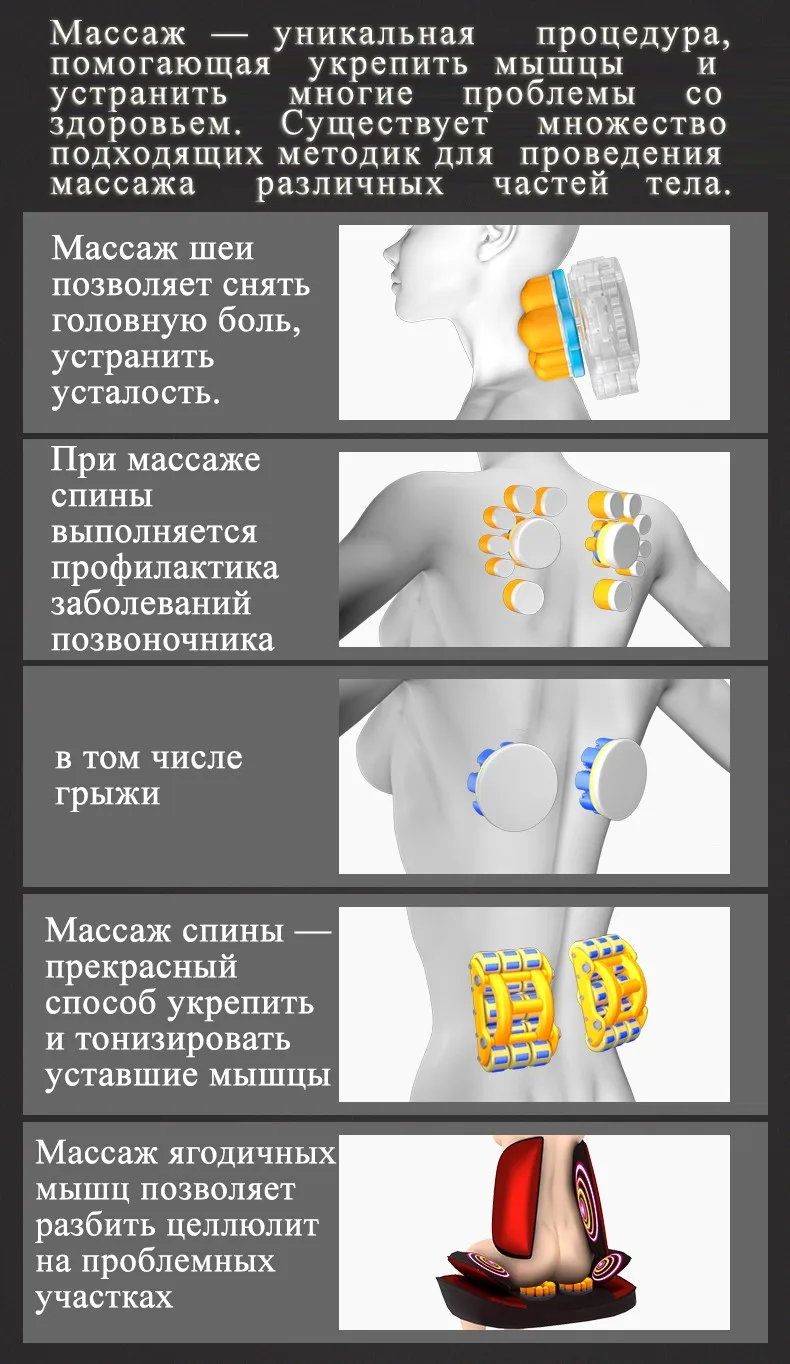 Электрический Массажное Кресло Массажер Для Спины Вибрация Шейки Массажер Многофункциональный Подушка Шеи Бытовой Всего Тела Массажное Кресло Диван