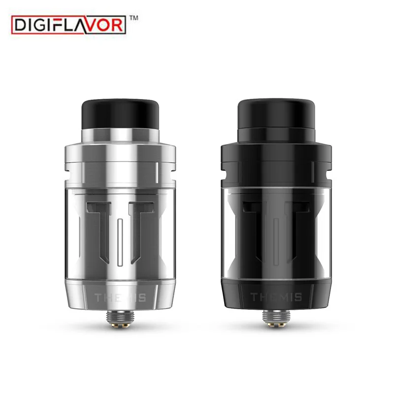 

Original Digiflavor Themis RTA Both Dual and Single Coil Builds Leak-Proof & Mesh RTA with Mesh wires Fit E Cigarette Vape