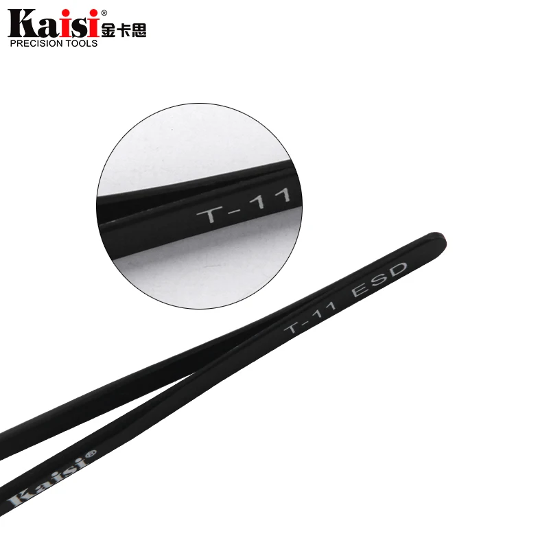 New Anti-static Tweezers Excellent Quality Tweezers Bend+Straight New Stainless Steel Industrial Anti-static Tools