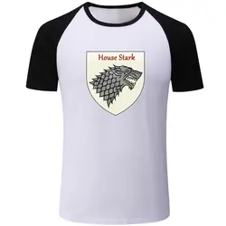 Игра престолов House STARK из Винтерфелла скоро зима футболка Для мужчин Для женщин Лоскутная футболка для мальчиков и девочек Фитнес унисекс