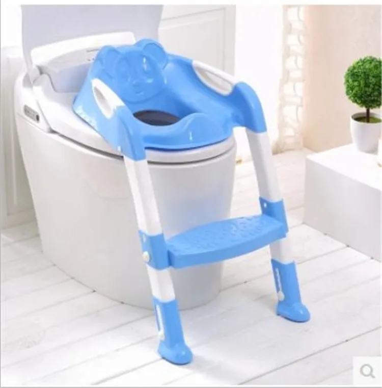 

Baby Toilet Seat Ladder Children Toilet Seat High Chair Folding Potty Infant Chair Toilet Seat Ladder for Children