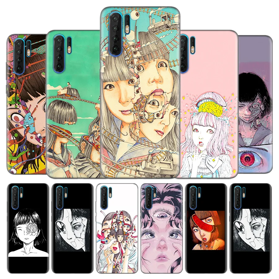 

Silicone Case for Huawei Mate 20 10 P30 P20 P10 P9 Nove 5 5i Pro Lite P Smart Z Plus 2019 TPU Cover Shintaro Kago Horror Cartoon
