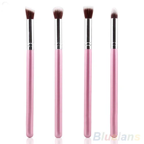 

Hot 4Pcs Professional Makeup Cosmetic Tool Eyeshadow Foundation Blending Brush Set 8VCV