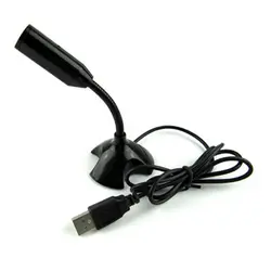 5 X USB Шум микрофон с функцией шумоподавления для Mac компьютер Авто держатели для ноутбука черный