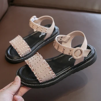 

MXHY2019 New Summer Style Fashion soft princess shoes Shoe Korean version Girl Non-slip Kids Beach Sandal Girls sandalssize26-39