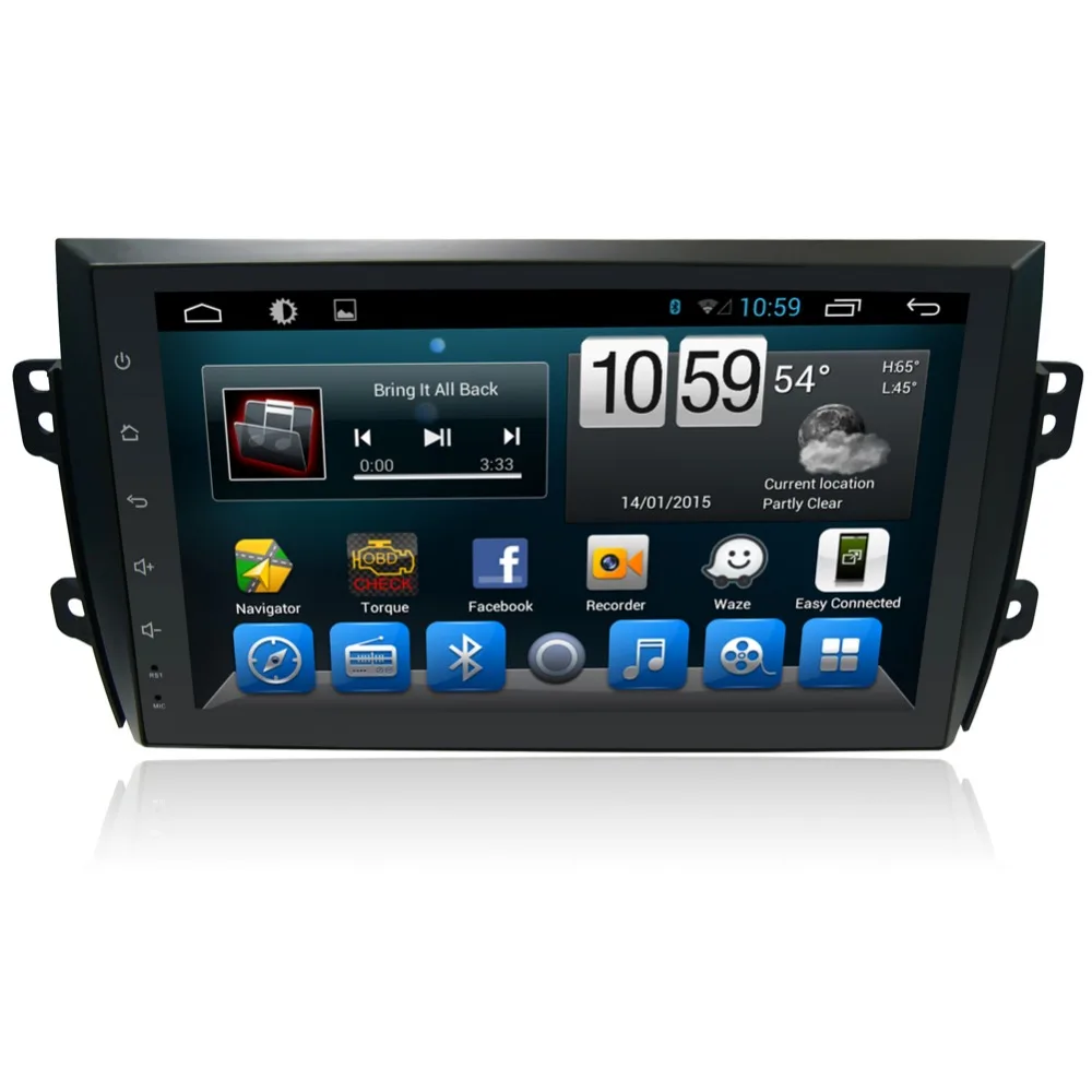 Clearance 9" HD 1024*600 Android 6.0 Car DVD Radio GPS Stereo Navigation Player for Suzuki SX4 2007-2013 ADAS DVR TPMS OBD WIFI 4G Navi 1