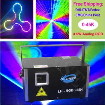 

Disco Animation DMX512 3500mw RGB Single Head Laser 3.5w Light