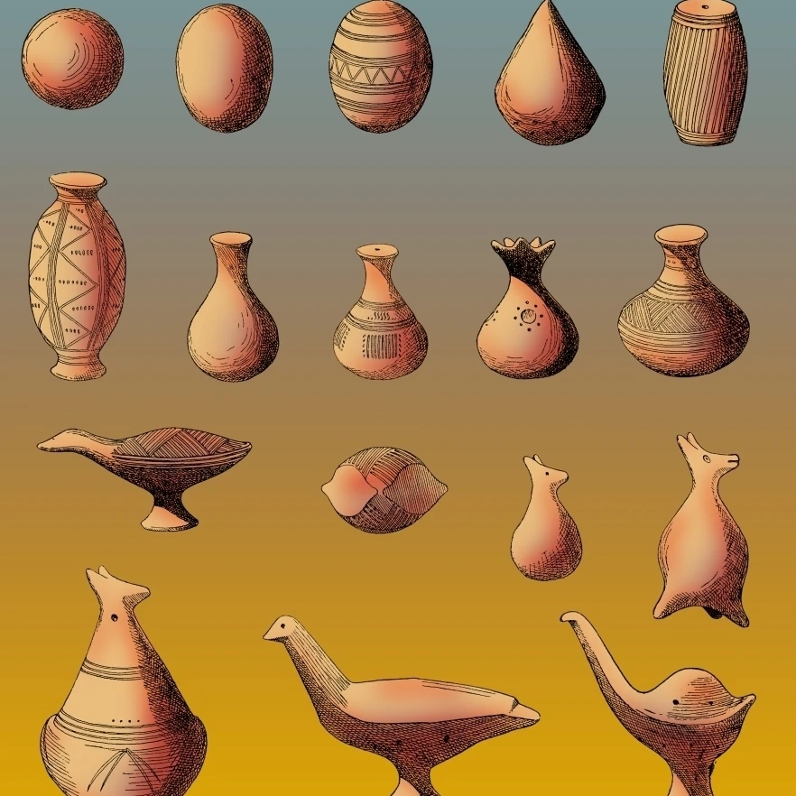 Prehistoric Clay Rattles  Bronze Age and Iron Age Poster Print by Science Source (24 x 36)