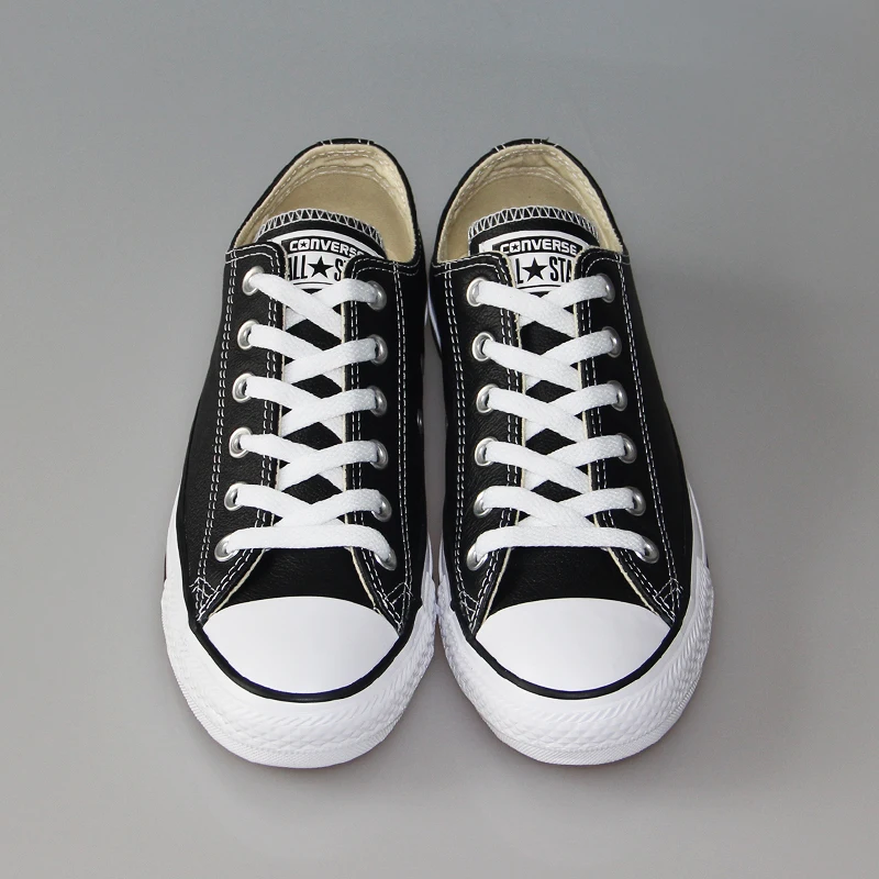 100% الأصلي Converse كل نجم ظرف تايلور بو الجلود حذاء قماش الرجال النساء أحذية رياضية منخفضة الكلاسيكية التزلج الأحذية 132174