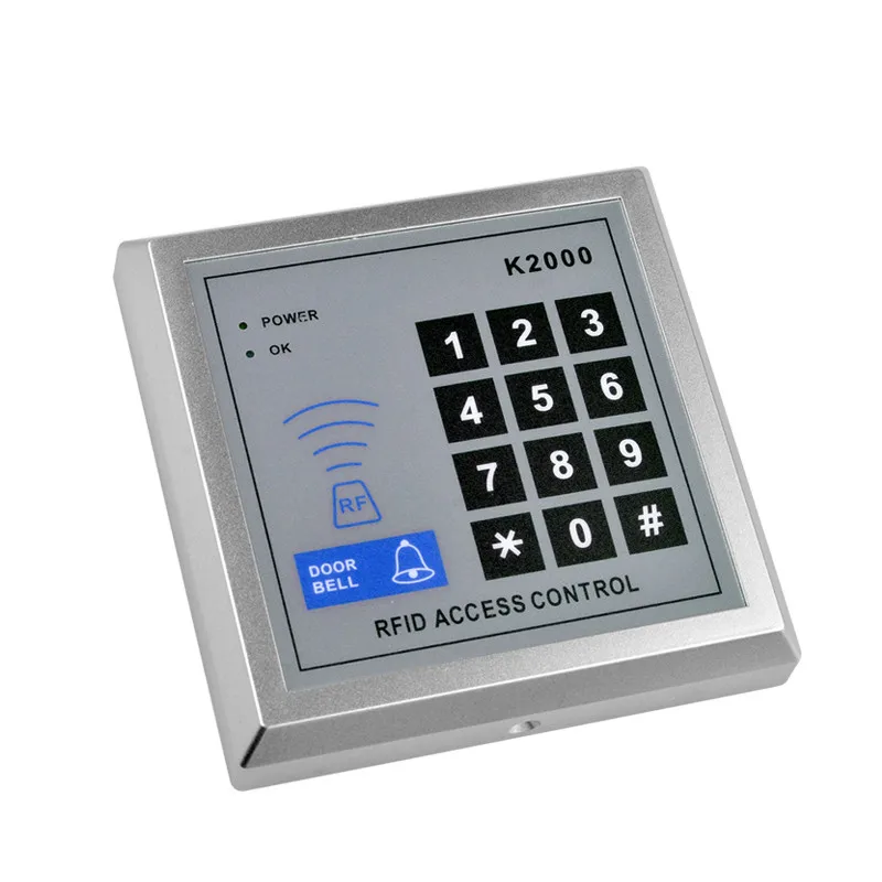 RFID автономная клавиатура контроля доступа 125 кГц кард-ридер дверной замок с 10 бесконтактными брелоками для безопасности дверей System-K2000