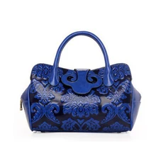 New Design Chinese Element Women Fashion Vintage Handbags Ladies High Quality Luxury Casual Tote Crossbody Cowhide Bags