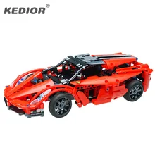 Новая техника 15-20 км/ч суперкар Радиоуправляемая машина строительный блок образовательное строительство кирпичи Дистанционное управление автомобиль с батареей