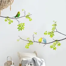 Adhesivo de pared de fondo pájaro pequeño creativo para sala de estar y dormitorio Adhesivo de pared extraíble impermeable antimanchas XM309